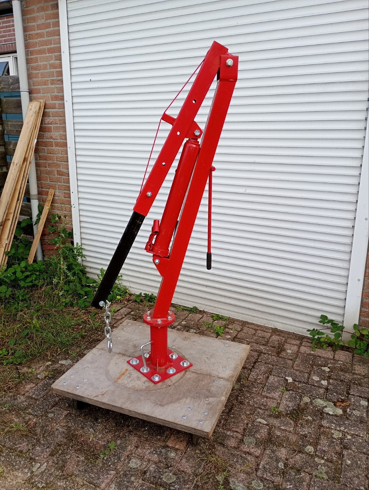 takels en lieren, Ophalen, Zo goed als nieuw