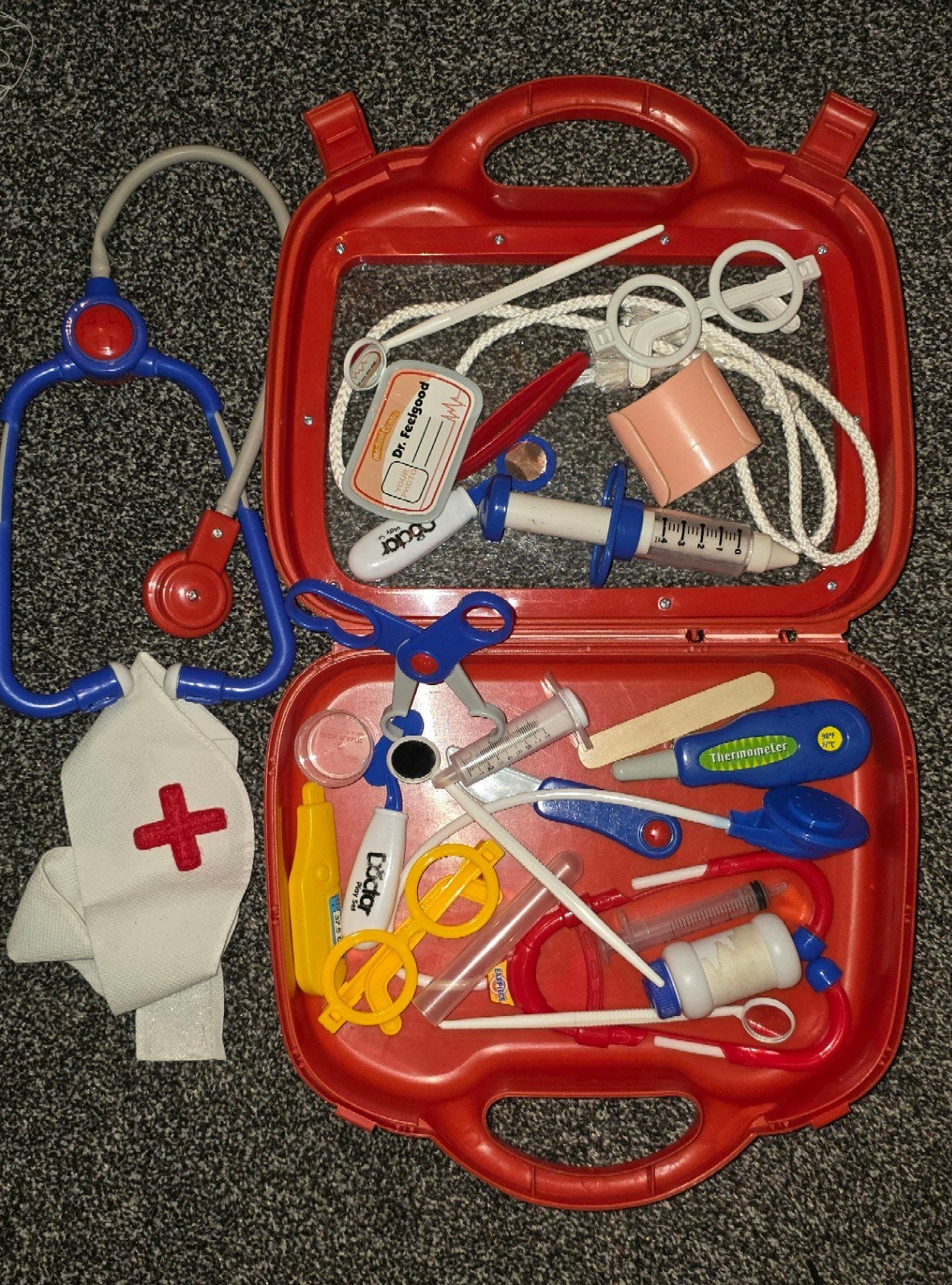 Dokterskoffer speelset met accessoires, Ophalen of Verzenden, Gebruikt, Jongen of Meisje