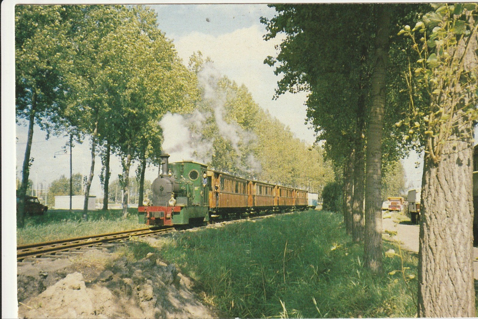 HELLEVOETSLUIS RTM LOK 56 DE EXPRESSE RIJDT WEER ZOMER 1981, Verzamelen, Ophalen of Verzenden, 1980 tot heden, Ongelopen, Zuid-Holland