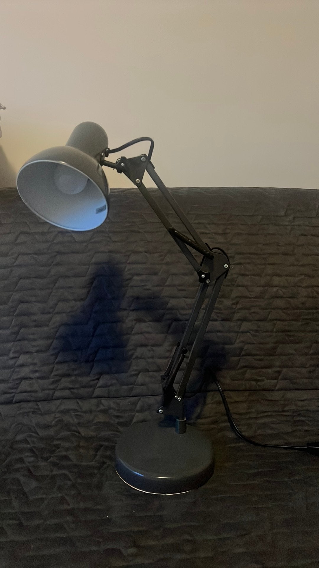 Bureaulamp grijs, Ophalen, Gebruikt