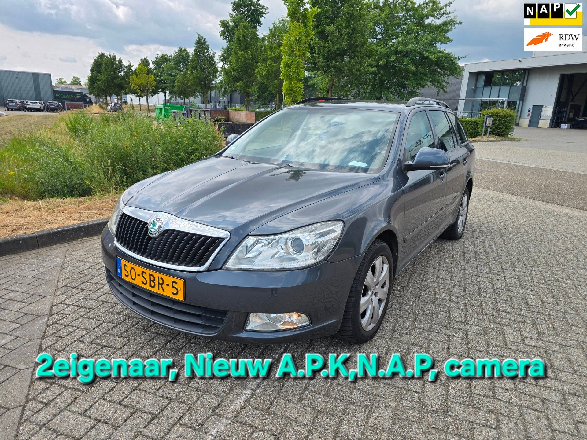 Skoda Octavia Combi Ambition 2eigenaar,Nieuw A.P.K,N.A.P, Auto's, Voorwielaandrijving, Euro 5, Gebruikt, 4 cilinders