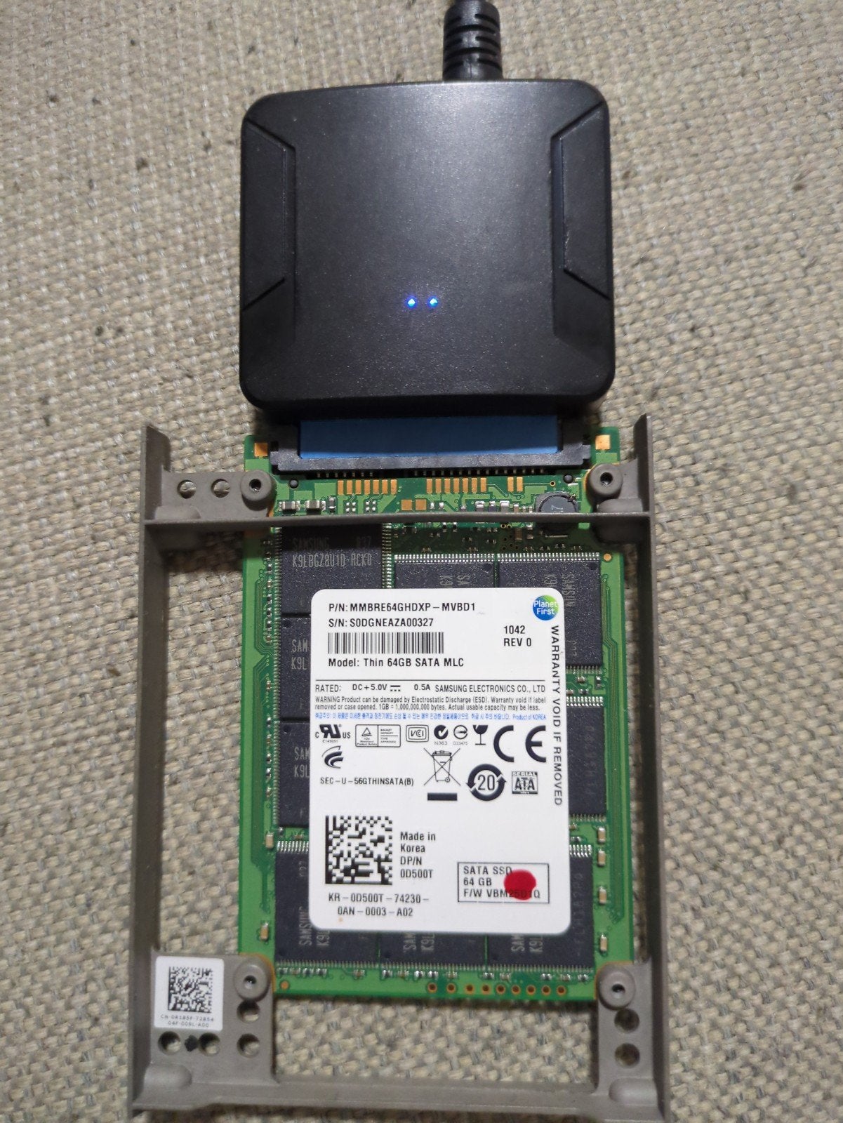Samsung SSD PM800 64GB - Interne SSD voor snelle opslag, Intern, Gebruikt, Server, 64 GB
