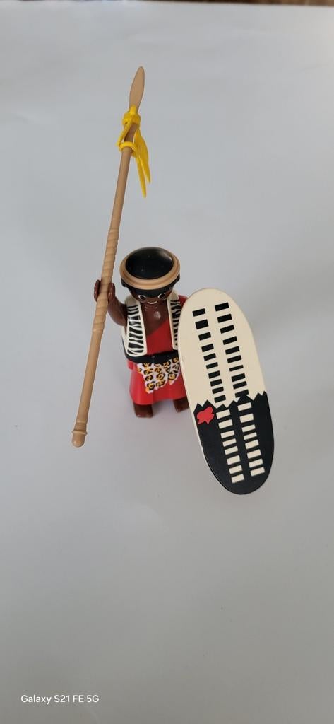 Playmobil 4685 Masai Krijger, Kinderen en Baby's, Speelgoed | Playmobil, Ophalen, Zo goed als nieuw, Complete set