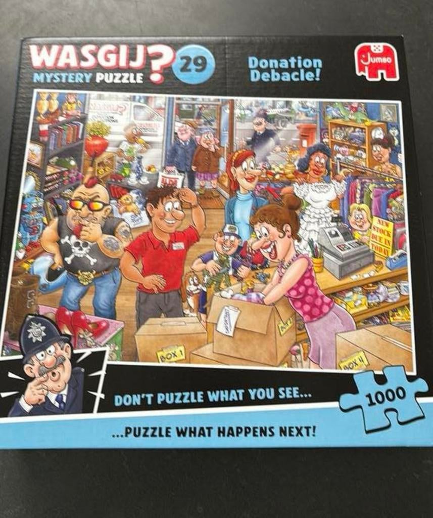 Wasgij Mystery puzzle 29, Ophalen of Verzenden, 500 t/m 1500 stukjes, Zo goed als nieuw