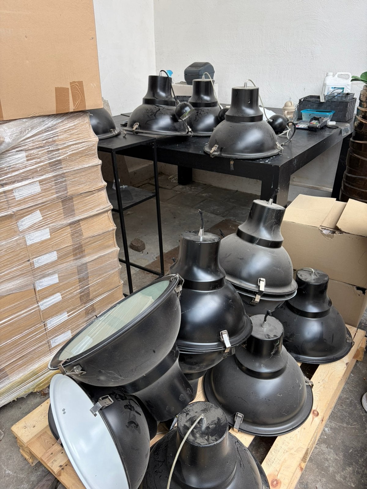 Industriële LED Hanglamp 29 stuks, Ophalen, Gebruikt