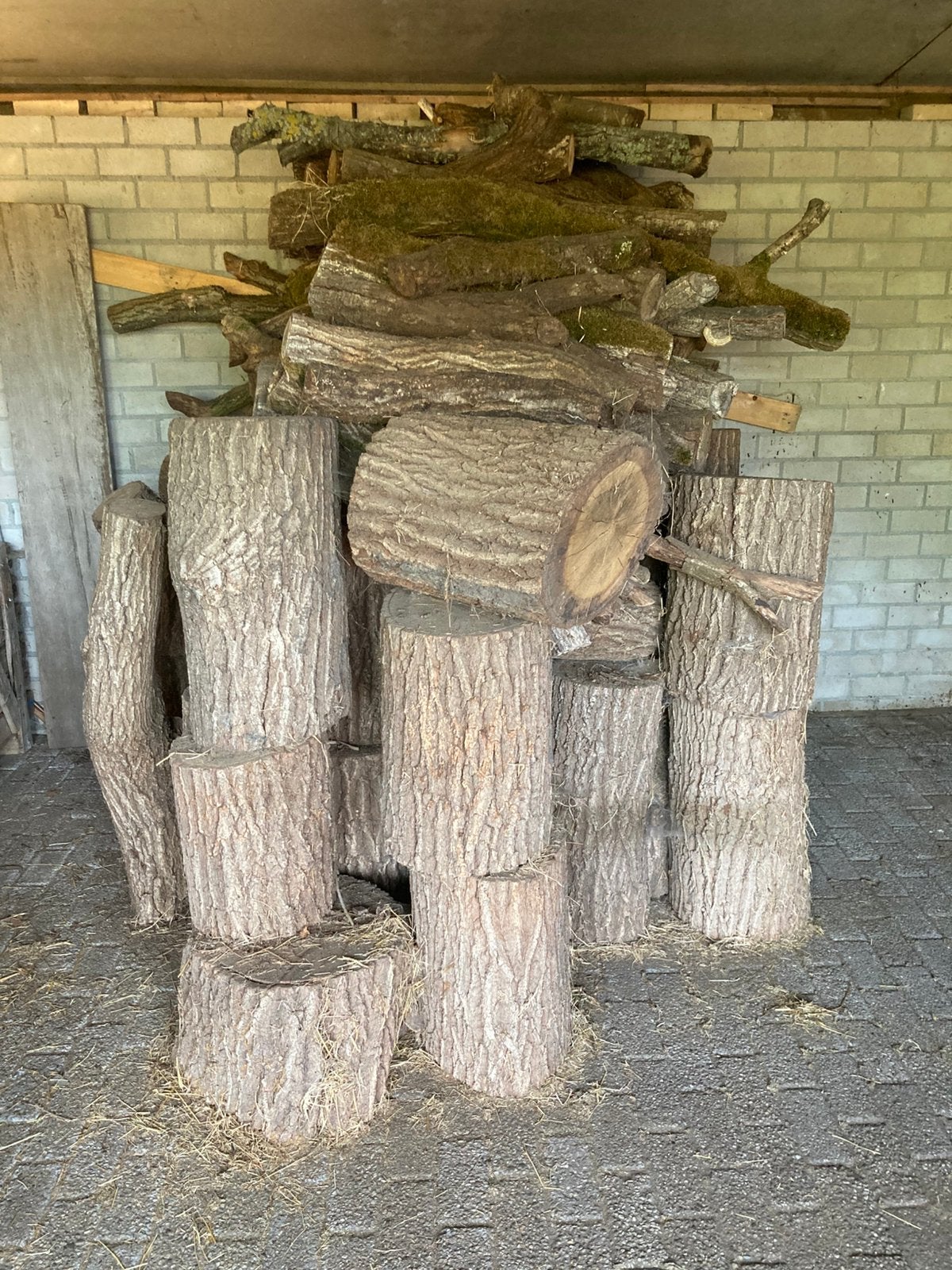 2 tot 3 m2 eiken haardhout, Minder dan 3 m³, Ophalen