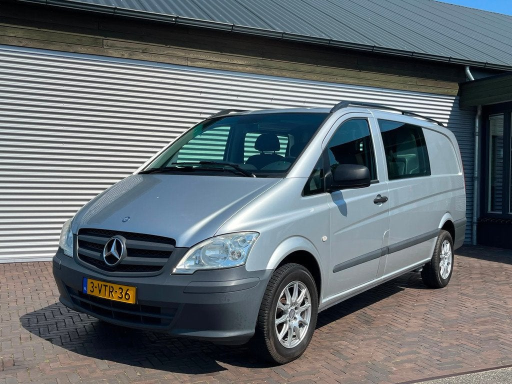 Mercedes-Benz Vito 110 CDI 320 Functional Lang DC Luxe, Auto's, 13 km/l, Euro 5, Gebruikt, Zwart