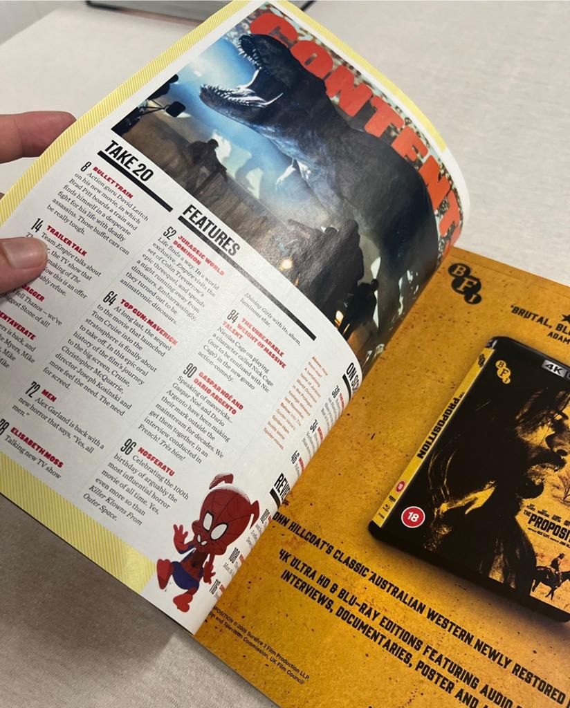 JURASSIC World Dominion tijdschrift EMPIRE Magazine 2022, Overige typen, Ophalen of Verzenden, Zo goed als nieuw, H