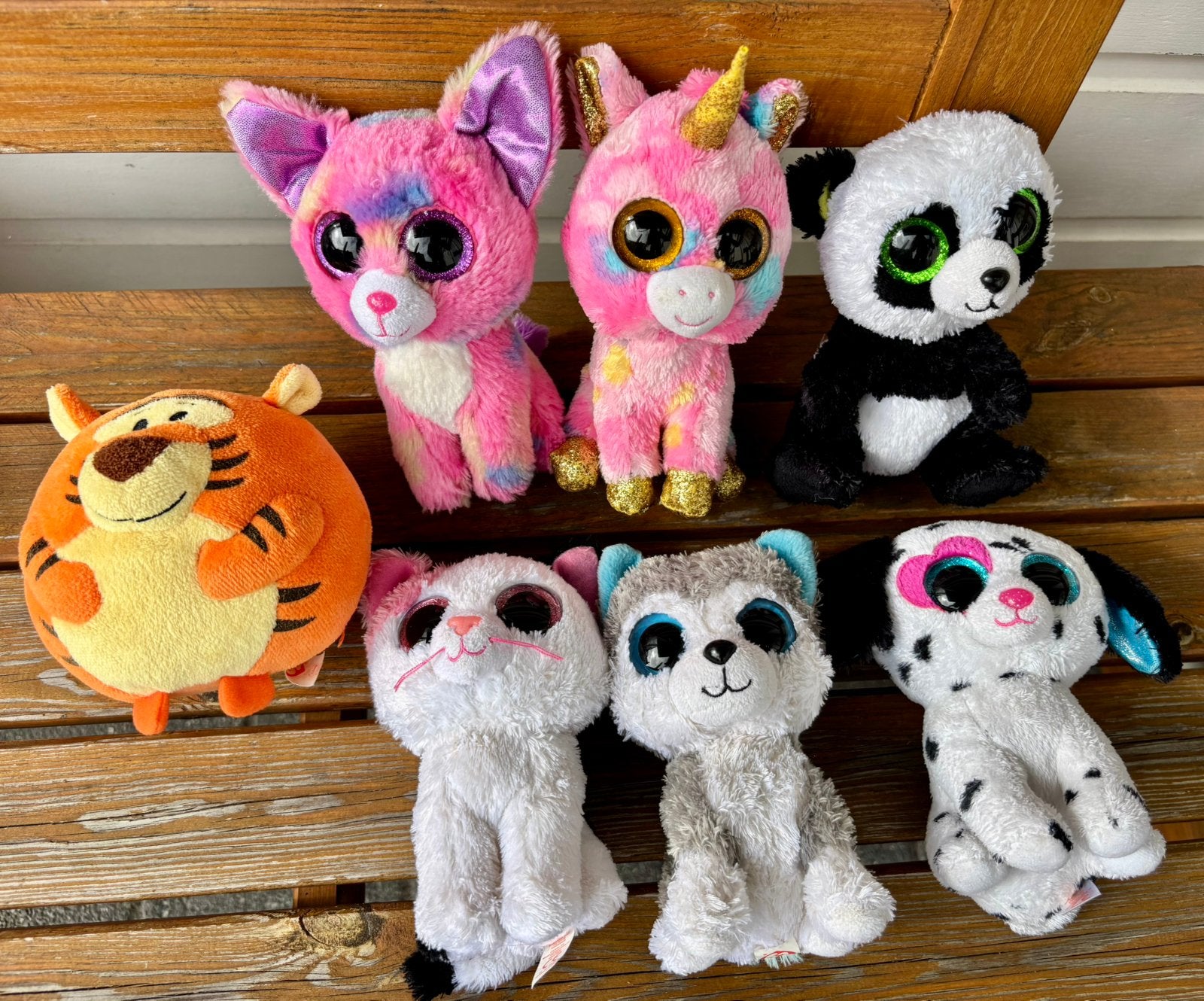 Ty Beanie Boo panda eenhoorn hond kat + Disney beanie ballz, Ophalen of Verzenden
