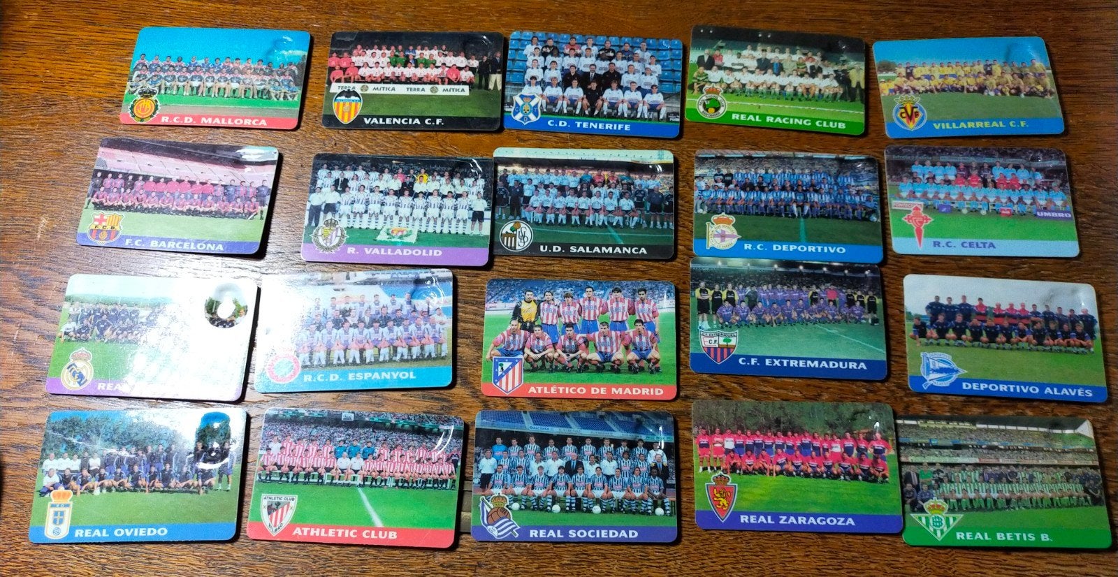 Voetbal Spelerskaarten Spaanse Clubs - Jaren '90, Ophalen of Verzenden, Buitenlandse clubs