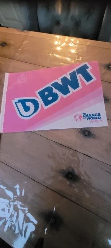 Originele BWT Racing Team Vlag - Pink Panters! Formula 1, Ophalen of Verzenden, Zo goed als nieuw