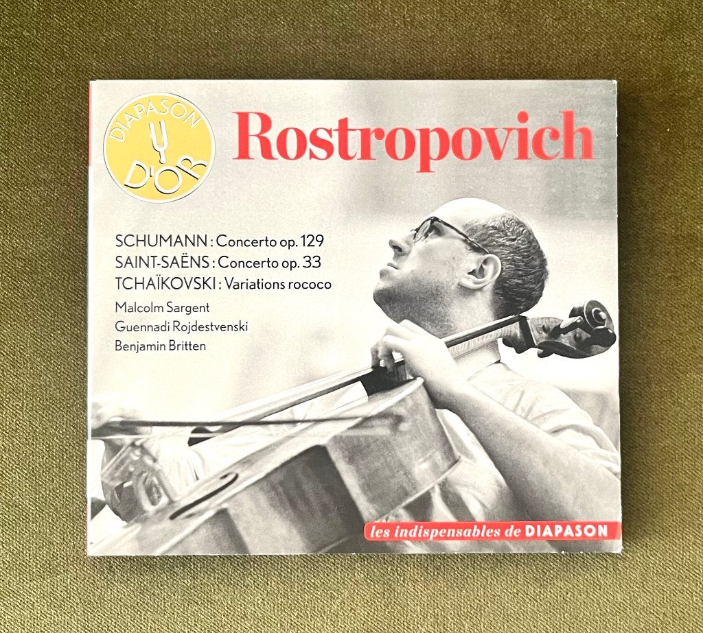 Rostropovich -  Schumann, Saint-Saëns, Tchaikovsky, Ophalen of Verzenden, Zo goed als nieuw, Romantiek, Orkest of Ballet
