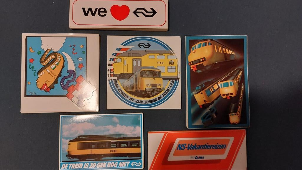 Vintage NS Stickers - Nieuw uit de verpakking, Verzamelen, Ophalen of Verzenden, Nieuw, Overige typen