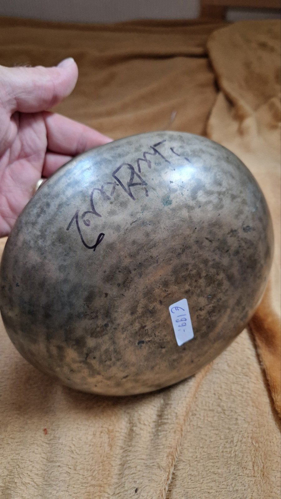 Klankschaal 650gr 17.5cm fraai!, Ophalen of Verzenden, Overige soorten