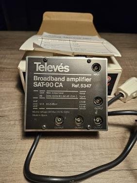 Televes Breedbandversterker SAT-90 CA Ref. 5347, Ophalen of Verzenden, Zo goed als nieuw