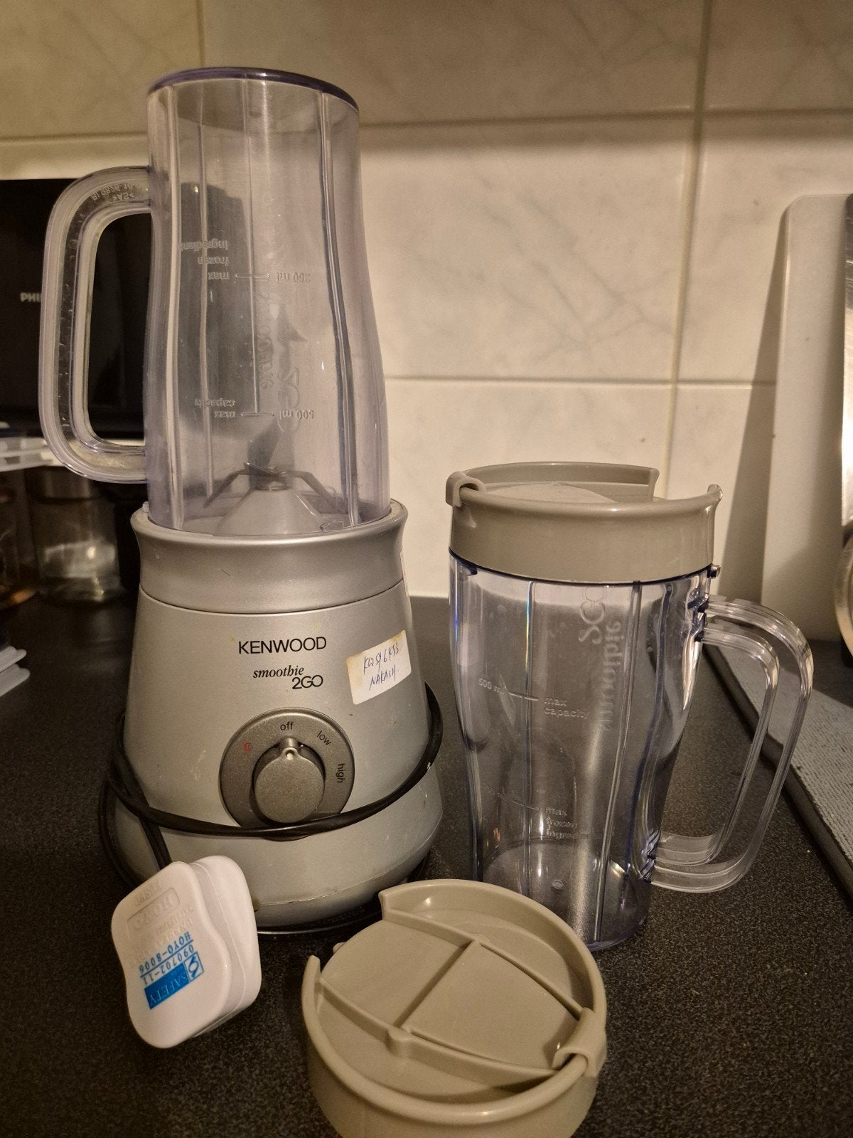 Kenwood Smoothie 2GO Blender - Perfect voor onderweg!, Ophalen, Gebruikt, Blender
