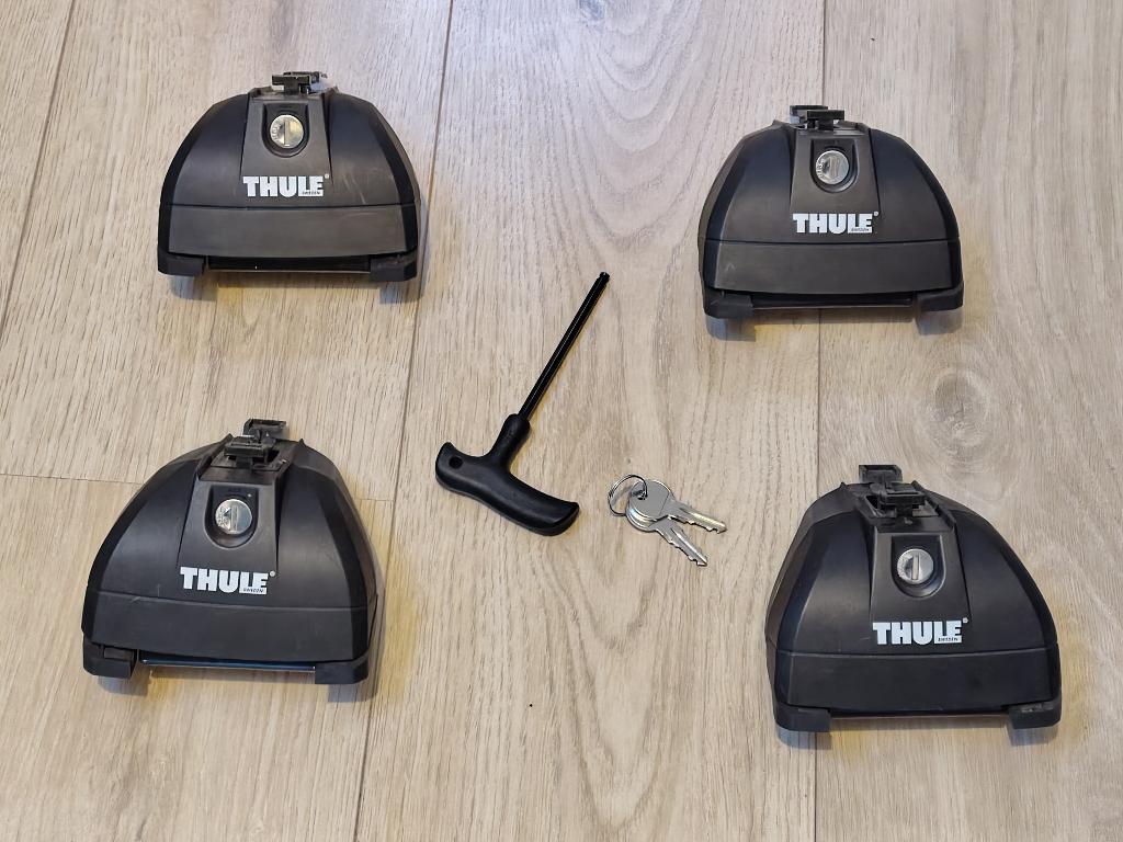 Thule rapid system 753 voetenset, Auto diversen, Dakdragers, Ophalen, Gebruikt