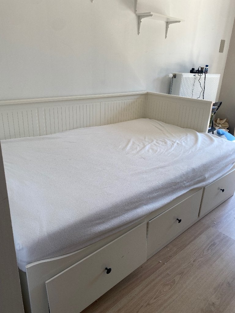 Twijfelaar (uitschuifbaar), Ophalen, Wit, Twijfelaar, 120 cm