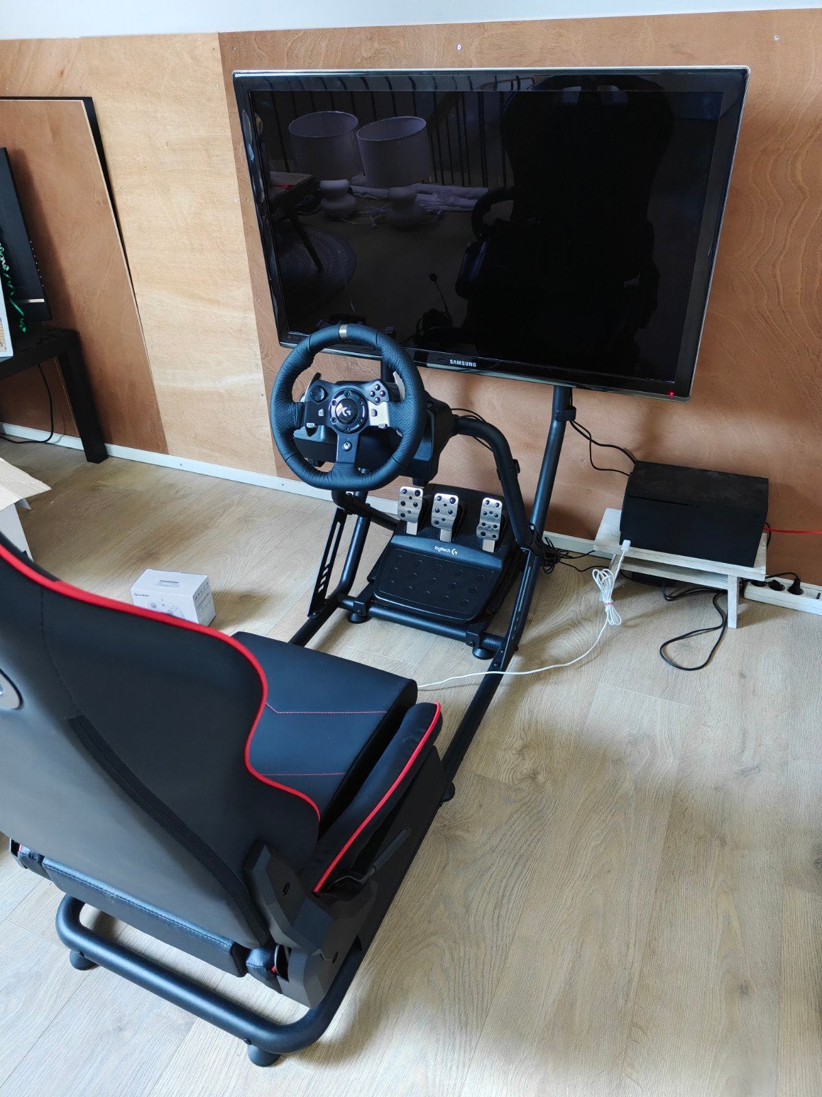 Racesimulator | Xbox Series X | Logitech G920 | Ranqer stoel, Ophalen, Zo goed als nieuw