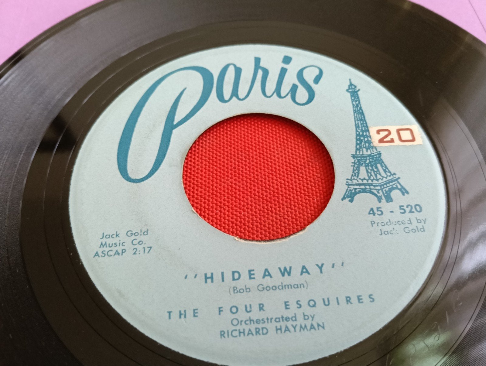 THE FOUR ESQUIRES 1958 PARIS LABEL ROCK & ROLL, Cd's en Dvd's, Vinyl Singles, Verzenden