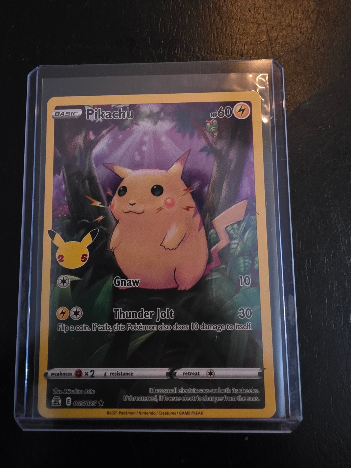 Pikachu Celebrations 25th Anniversary Pokémon Kaart, Ophalen of Verzenden