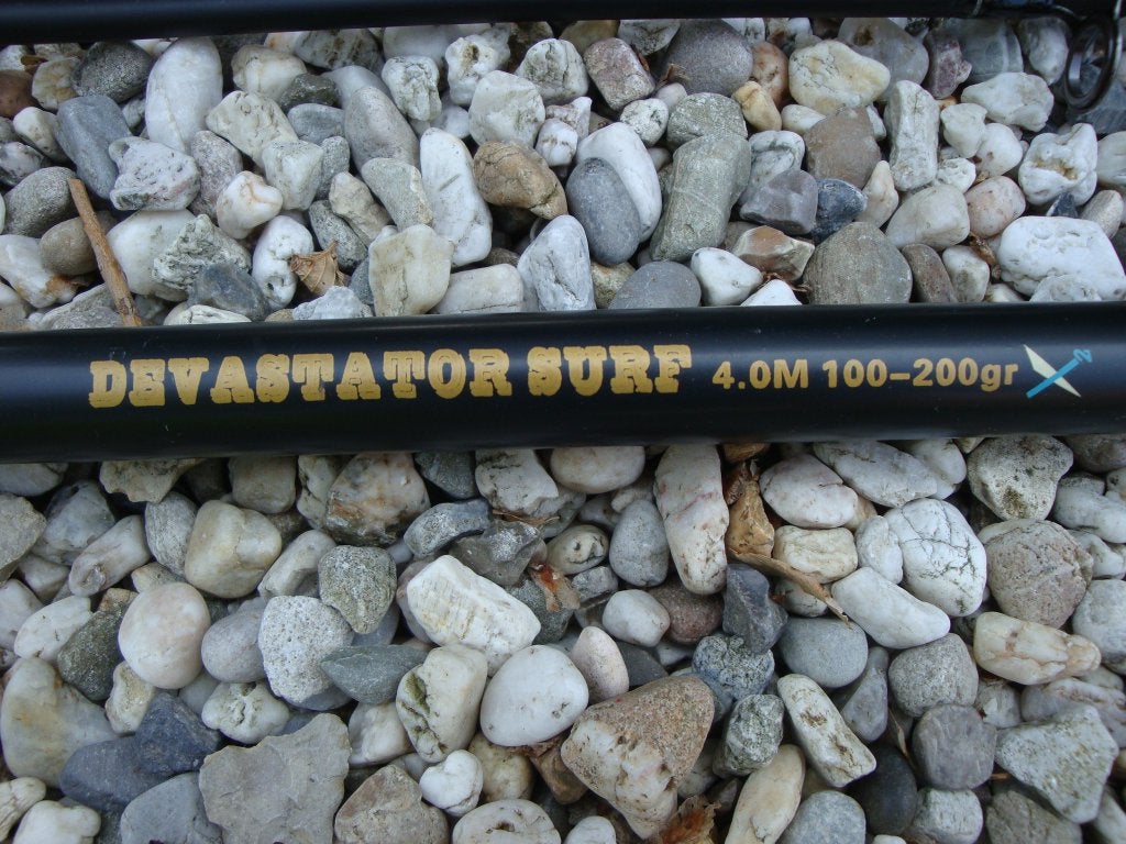 DEVASTATOR SURF hengel 4.0M 100-200 gr, Ophalen of Verzenden, Gebruikt, Werphengel