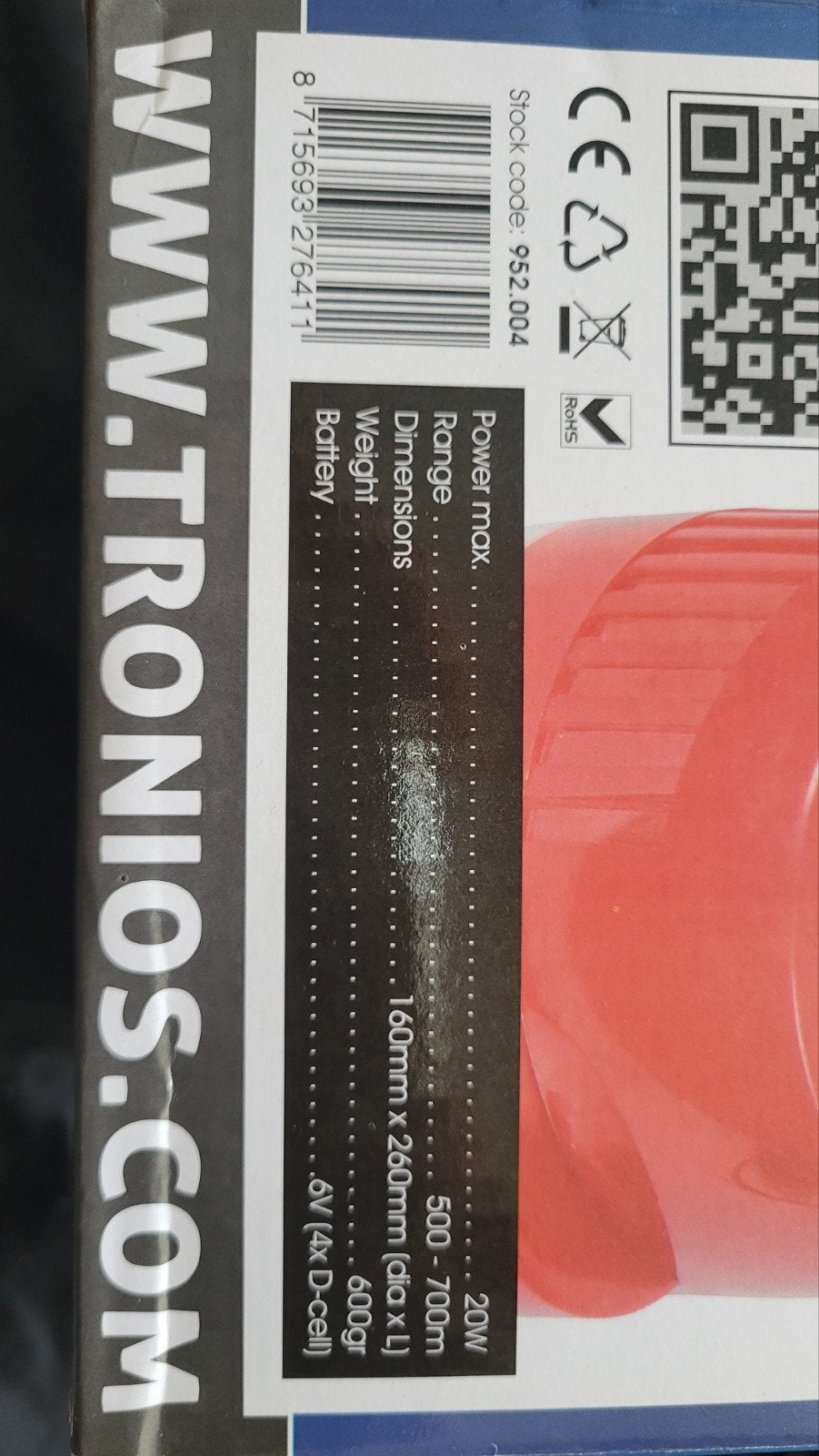 Foto 5 van Vonyx MEGO20 Megaphone met opname- en sirenefunctie