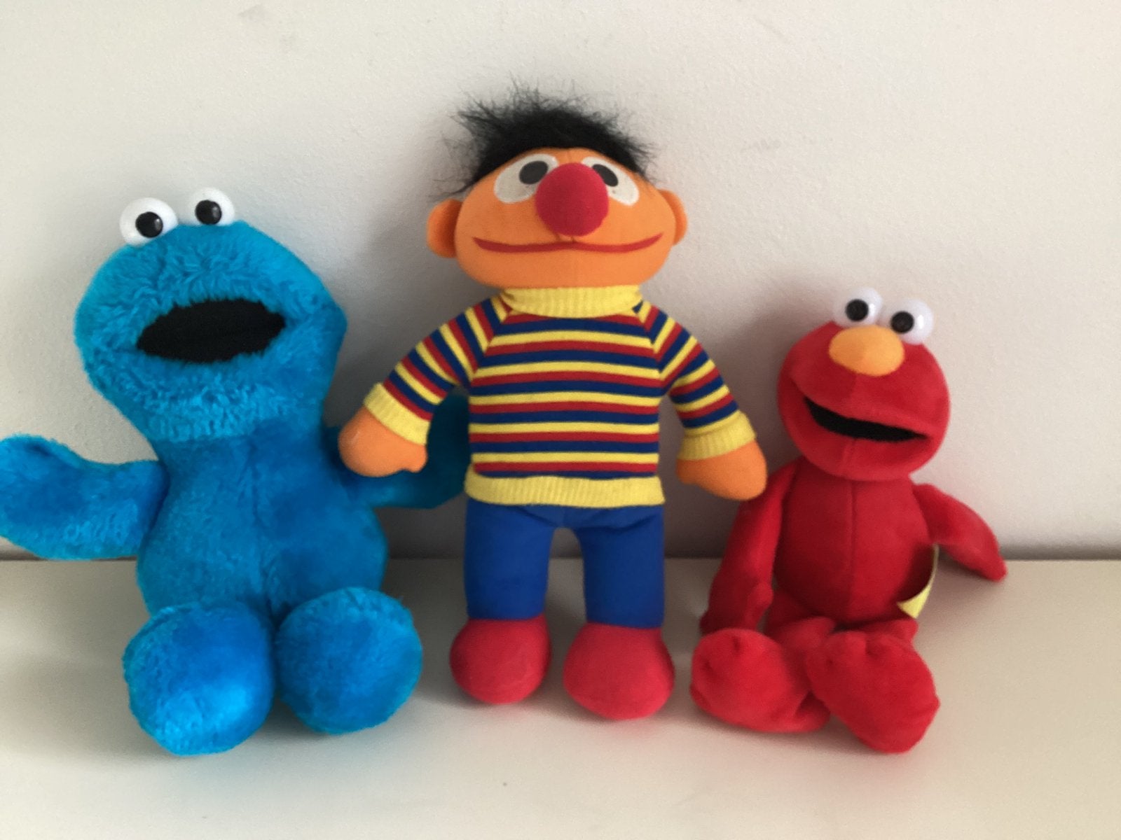 Knuffels Ernie,koekjesmonster en Elmo, Kinderen en Baby's, Ophalen of Verzenden, Overige typen