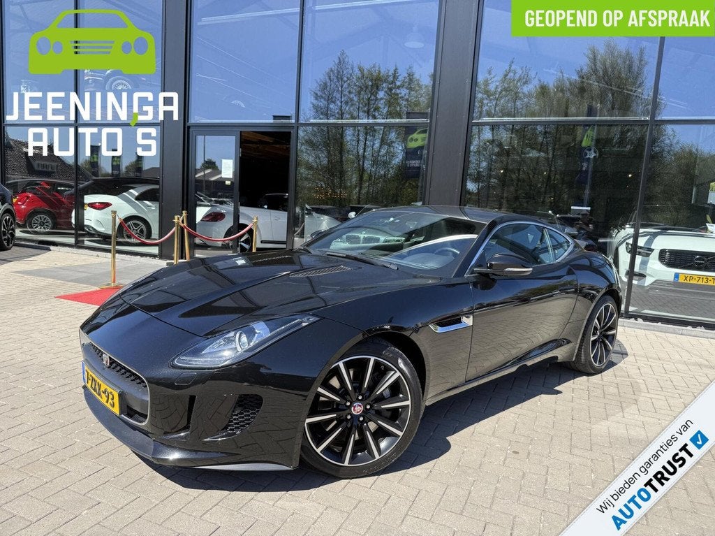 Jaguar F-type 3.0 V6 Coupé|Camera|Pano|Memory|Leer|NAP, Auto's, Jaguar, Automaat, Achterwielaandrijving, 2995 cc, 2 stoelen