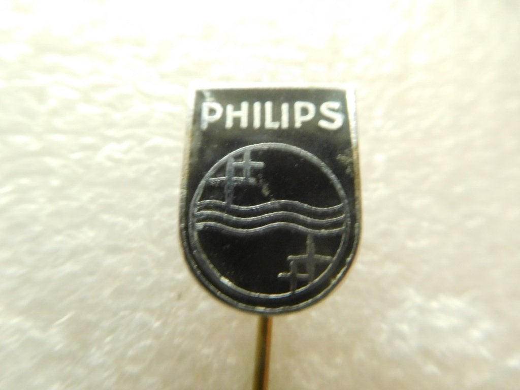 speldje Philips emaille zwart, Verzamelen, Ophalen of Verzenden, Zo goed als nieuw, Overige onderwerpen