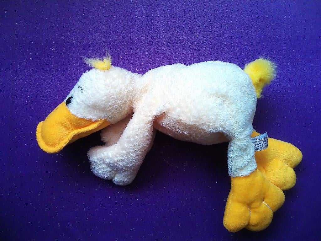 ANNA CLUB PLUSH Knuffel EEND DAFFY. 50 CM LIGGEND **Nieuw*, Kinderen en Baby's, Nieuw, Ophalen of Verzenden, Middelgroot (20 tot 80 cm)