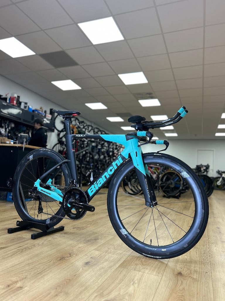 Bianchi Aquila CV TT Di2 Dura Ace Carbon Racefiets, Ophalen, Zo goed als nieuw, Overige typen