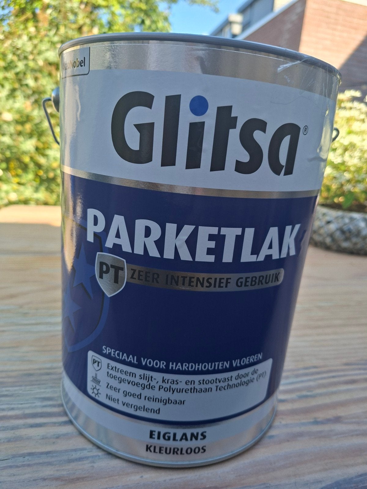 Glitsa parketlak, Overige kleuren, 5 tot 10 liter, Nieuw, Ophalen of Verzenden