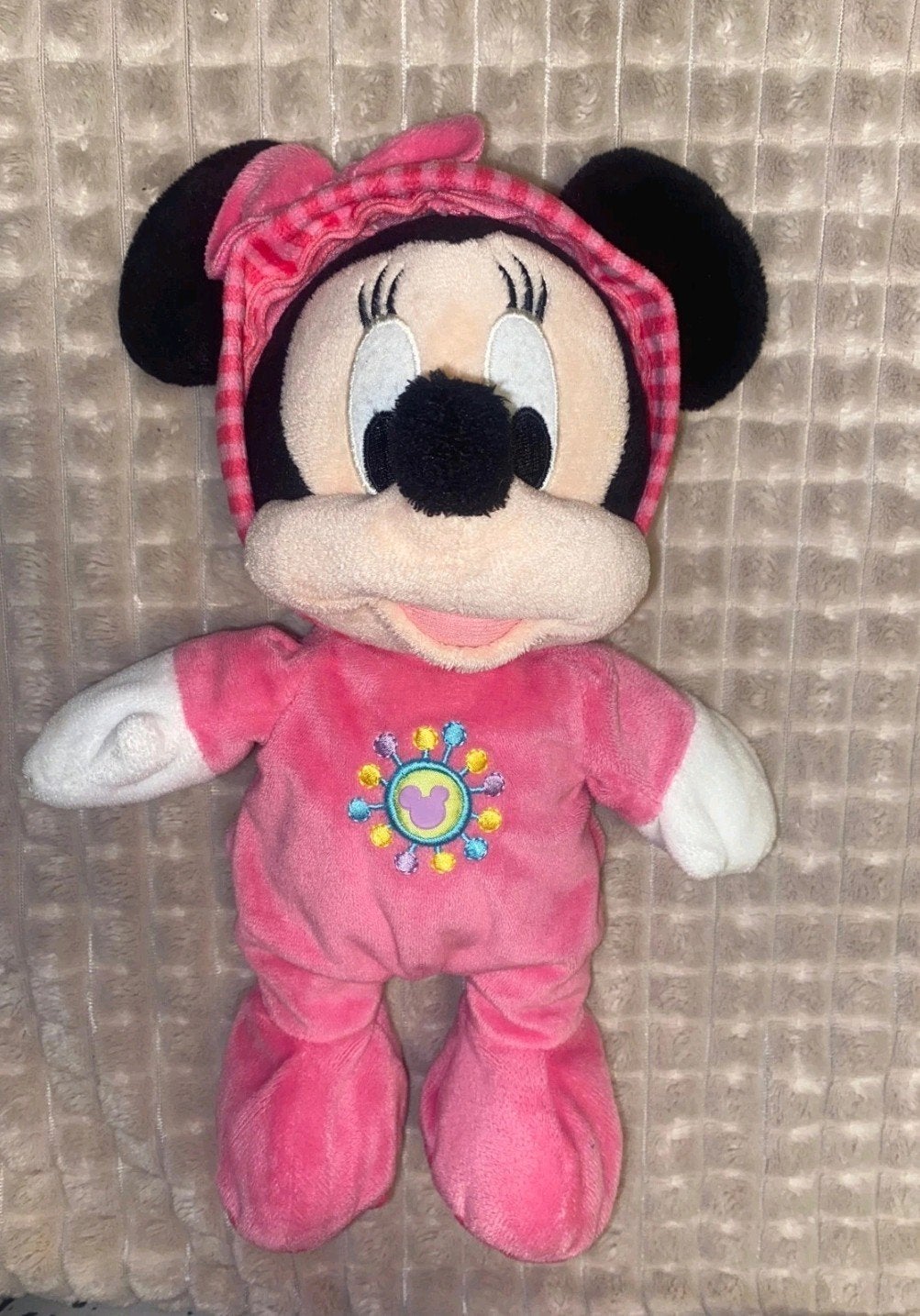 Disney minnie mouse baby, Verzamelen, Disney, Ophalen of Verzenden, Mickey Mouse, Zo goed als nieuw, Knuffel