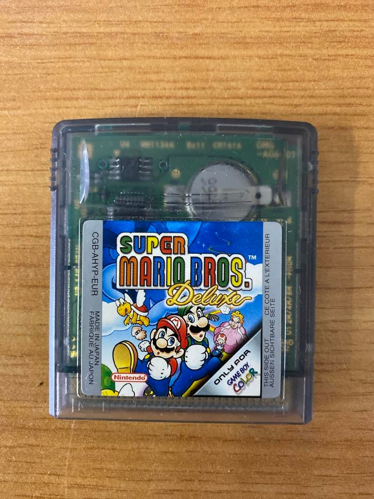 Super Mario Bros. Deluxe Game Boy Color, Spelcomputers en Games, Games | Nintendo Game Boy, Gebruikt, 1 speler, Ophalen of Verzenden