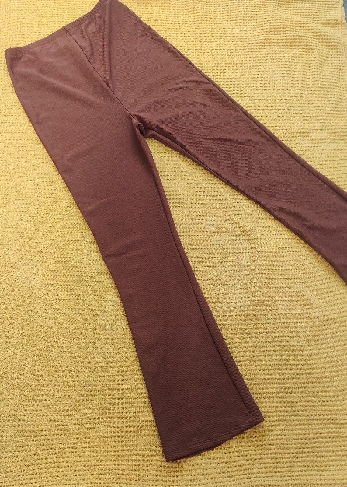 Hele comfortabele Prenatal zwangerschaps broek bruin maat L, Kleding | Dames, Bruin, Maat 42/44 (L), Ophalen of Verzenden, Zo goed als nieuw