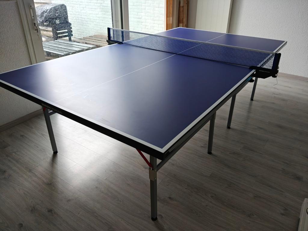 Nieuwe tafeltennis tafel Decathlon Pongori TTT100 (2 maanden, Sport en Fitness, Tafeltennis, Ophalen, Wedstrijdformaat