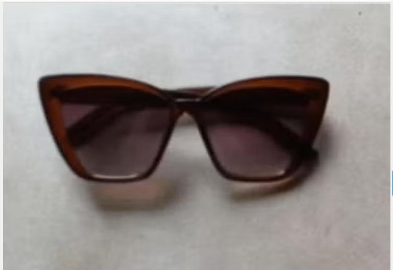 Dames zonnebril bruin vlinder model H&M, Overige merken, Zonnebril, Bruin, Nieuw