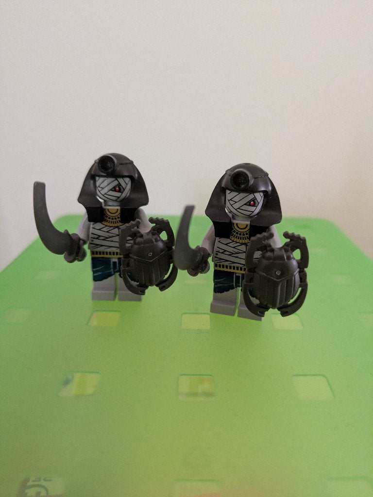 LEGO 2x Mummy Warrior - Pharaoh's Quest, Ophalen of Verzenden, Zo goed als nieuw, Minifiguur, Lego