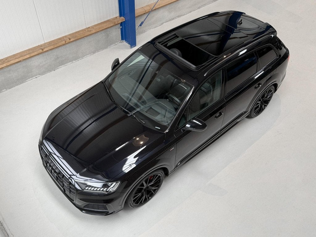 Audi Q7 60 TFSI e Quattro Competition - LUCHTVERING - PANORA, Auto's, Audi, Automaat, 14 kWh, Gebruikt, 2995 cc