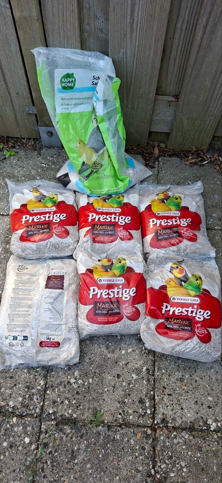6x5 kilo prestige schelpenzand NIEUW, Ophalen, Nieuw