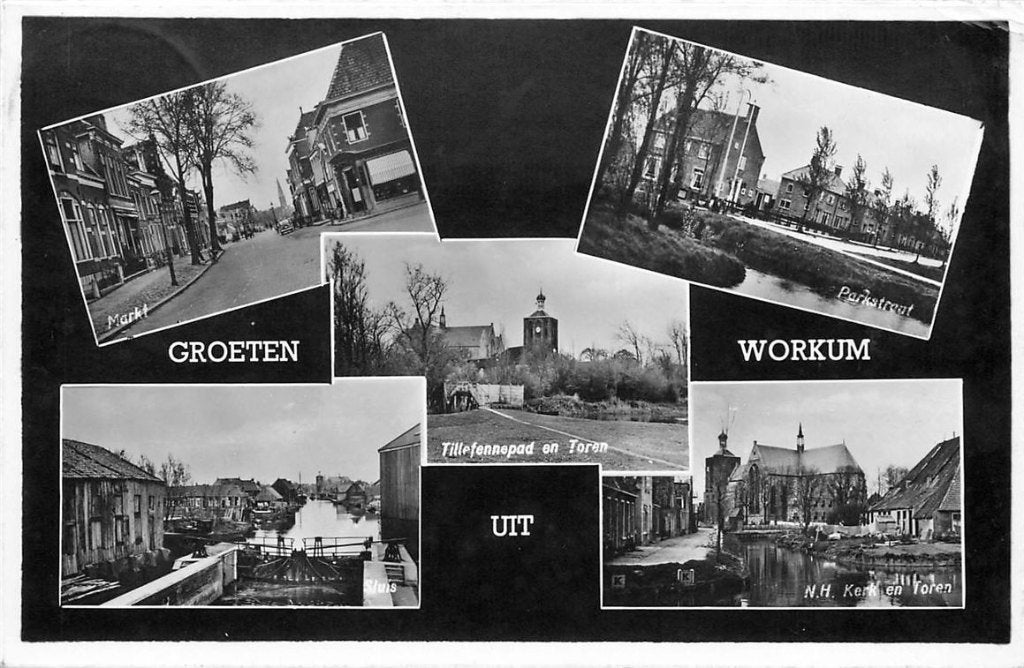 379-171-023 Workum, Verzenden, Voor 1920, Friesland