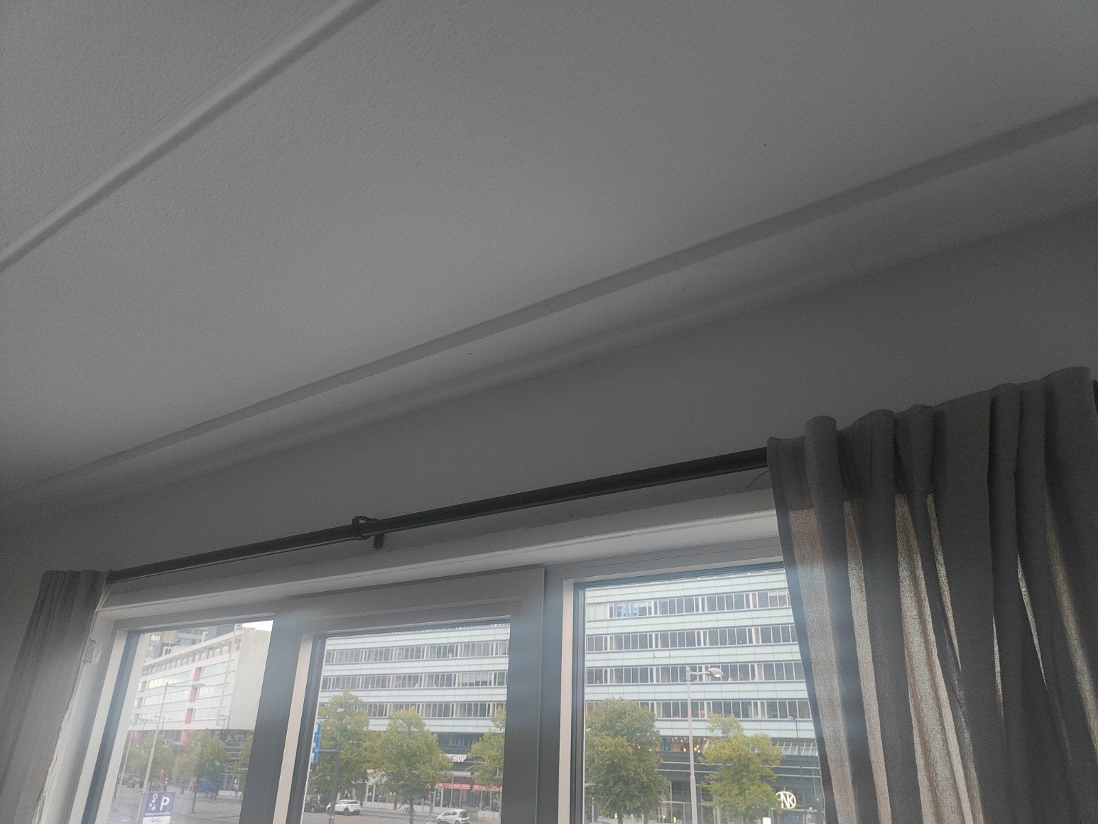 Gordijnroede (2 stuks) ikea, Ophalen, Inclusief montageonderdelen, Gebruikt, Overige merken