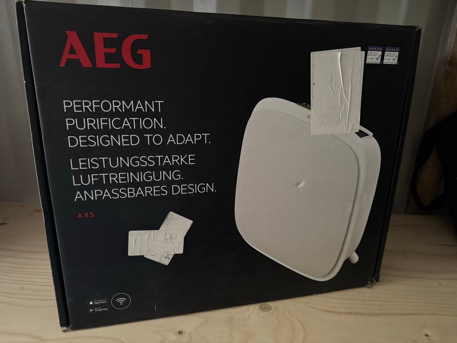 AEG AX5 Luchtreiniger - Performant & Aanpasbaar Design, Ophalen of Verzenden, Nieuw, Luchtreiniger