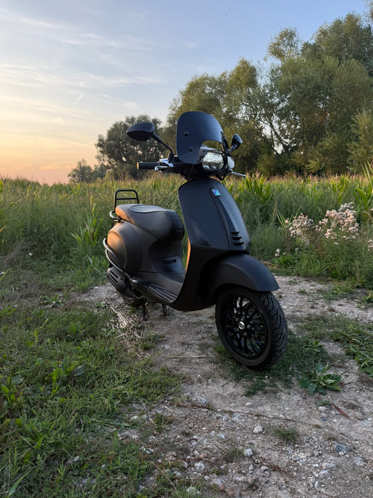 Vespa sprint mat zwart, Ophalen, Vespa S, Zo goed als nieuw, Benzine