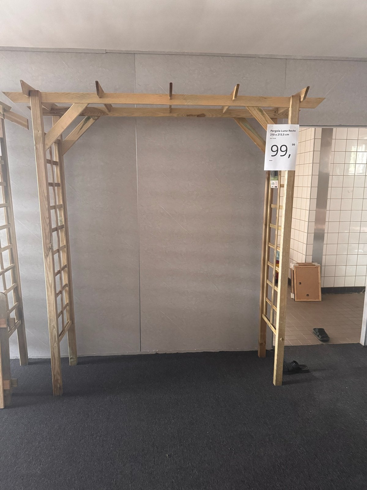 hekken, poortjes, trellissen, pergola’s Showroom in Voorst, Ophalen of Verzenden, Nieuw, Hout, Tuinhek