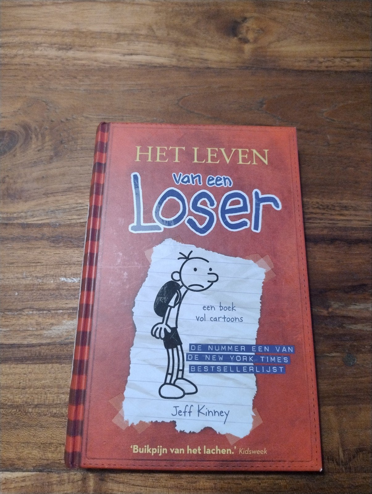 Het Leven van een Loser - Jeff Kinney (Cartoon Boek), Boeken, Ophalen of Verzenden, Gelezen, Jeff Kinney, Fictie