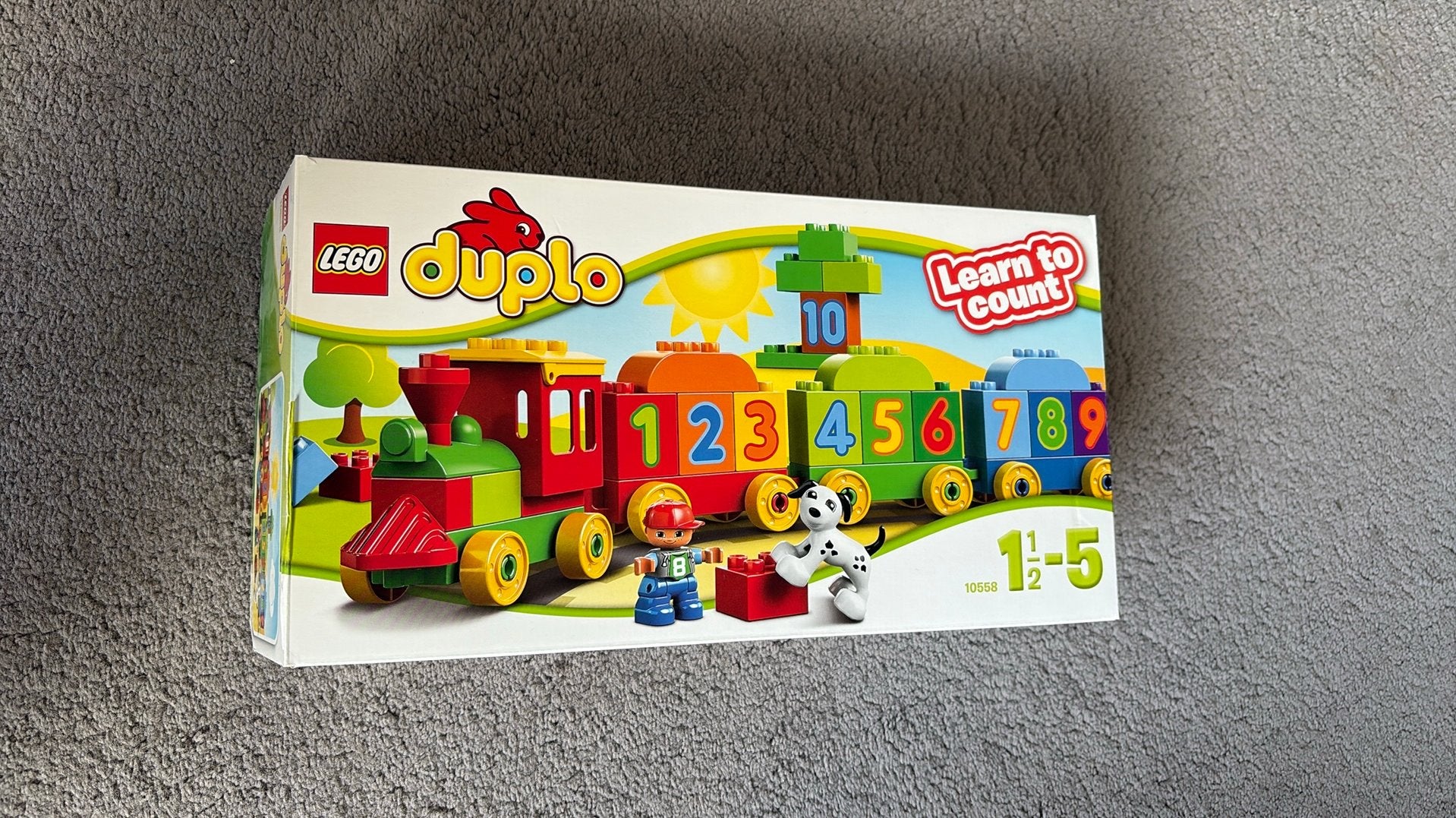 Duplo getallentrein 10558, Ophalen of Verzenden, Zo goed als nieuw, Duplo