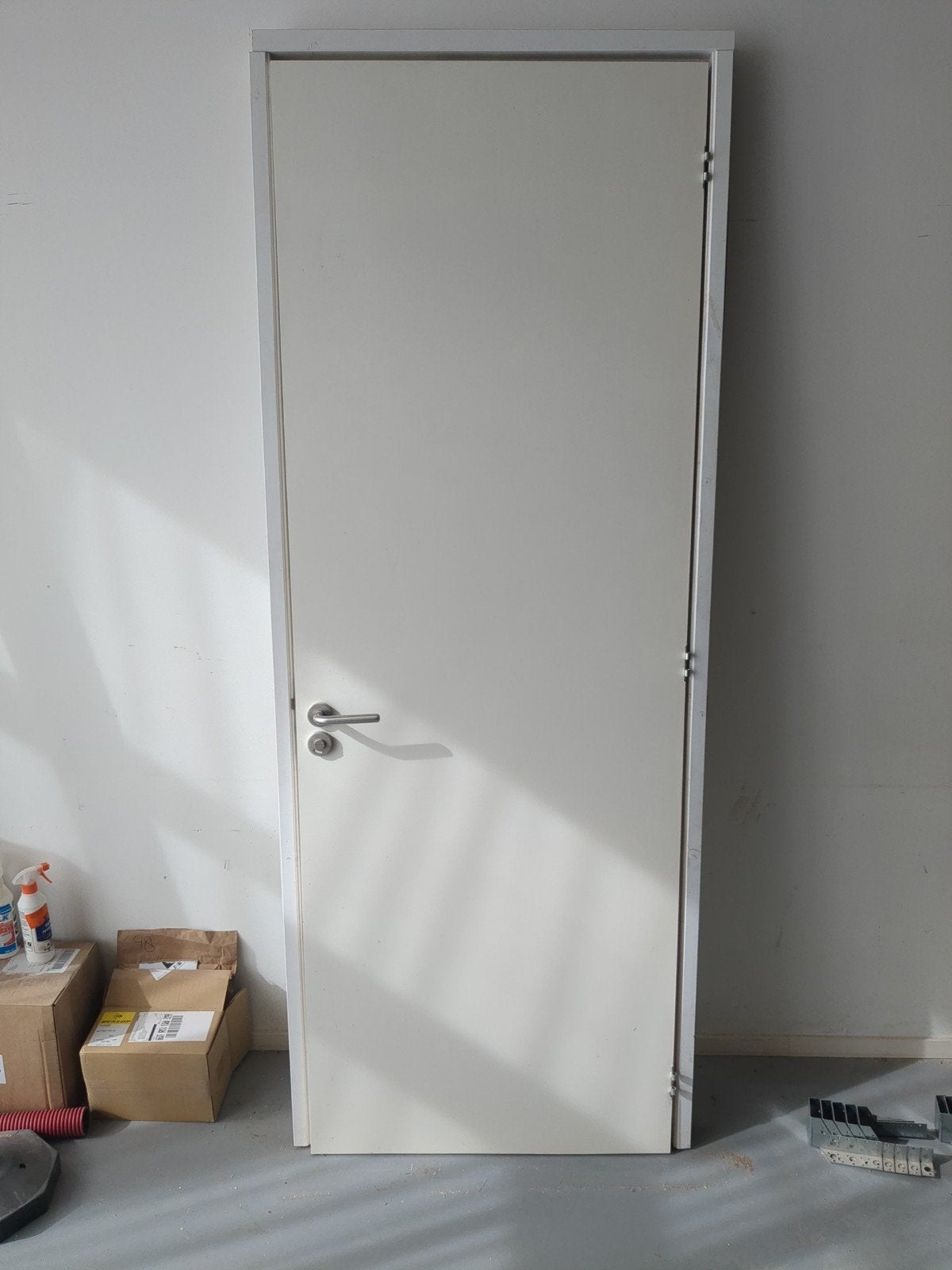 gratis deur met deurpost, Ophalen, Gebruikt, 80 tot 100 cm, 215 cm of meer