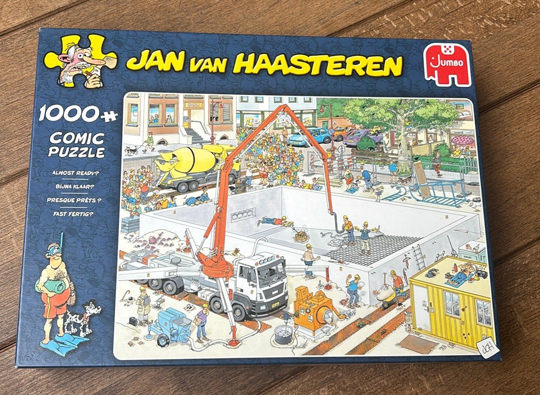 Jan van Haasteren 1000 stukjes, Hobby en Vrije tijd, Denksport en Puzzels, Ophalen of Verzenden, 500 t/m 1500 stukjes, Zo goed als nieuw